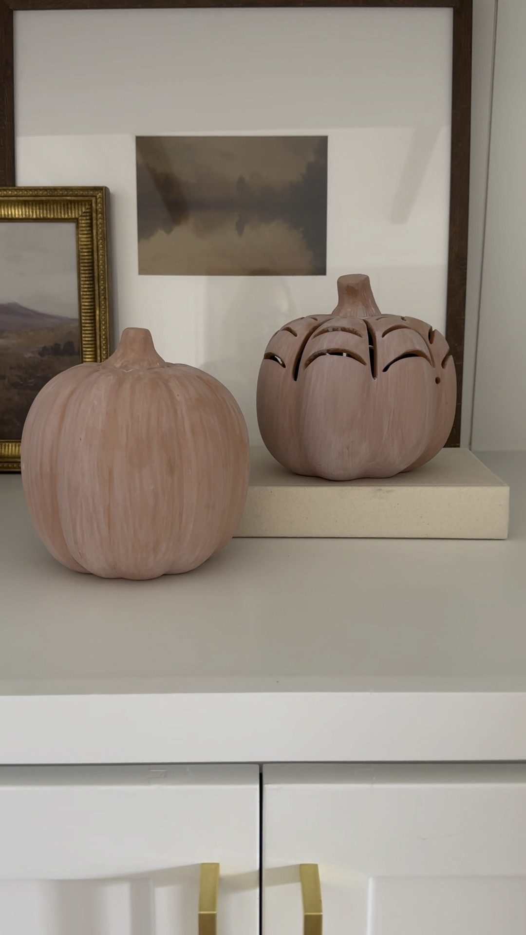 Cute terracotta pumpkins are the perfect size for a small vignette on a shelf, console table, or kitchen counter
Target


#LTKHome #LTKFindsUnder50 #LTKVideo