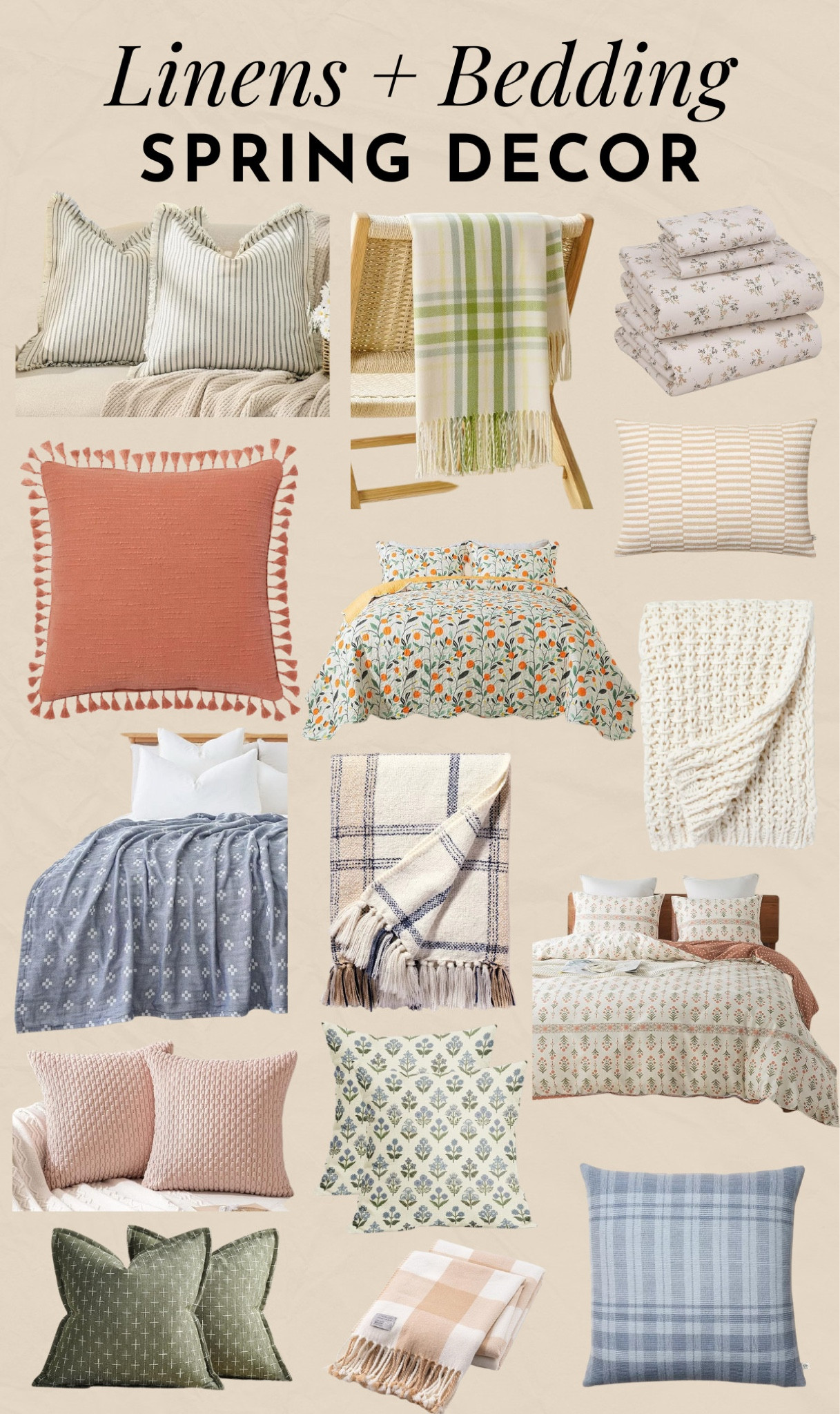 Bedding and linens for spring 

#LTKSeasonal #LTKHome #LTKSpringSale