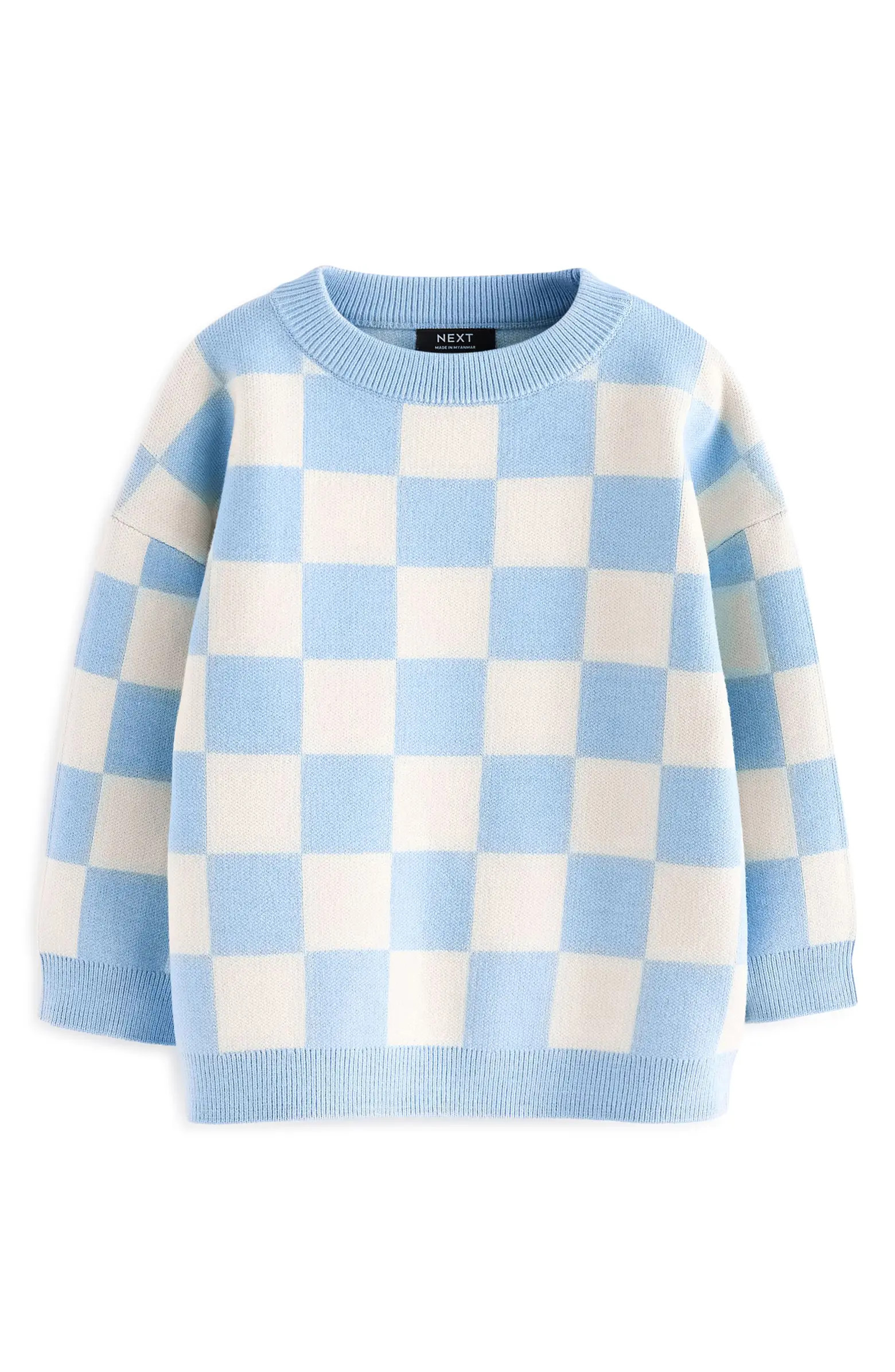 Kids' Checkerboard Sweater | Nordstrom