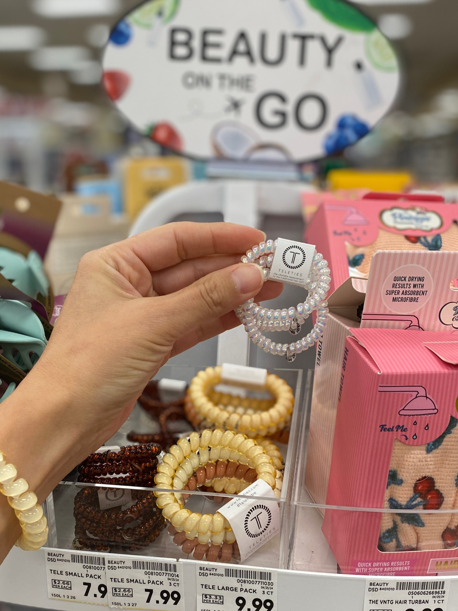 The Tiny Teleties, swim proof ponytail holders. This is a great size for the end of a braid or fine hair styling.

#LTKStyleTip #LTKBeauty #LTKSeasonal