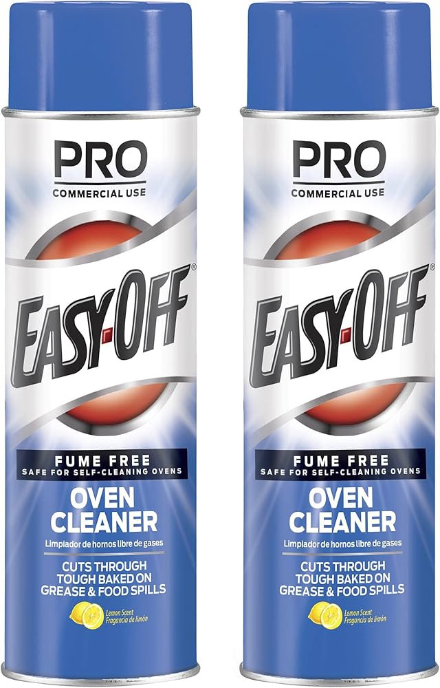 Easy Off Pro Fume Free Oven Cleaner, Destroys Tough Burnt on Food and Grease, Lemon Scent, 24 oz.... | Amazon (US)