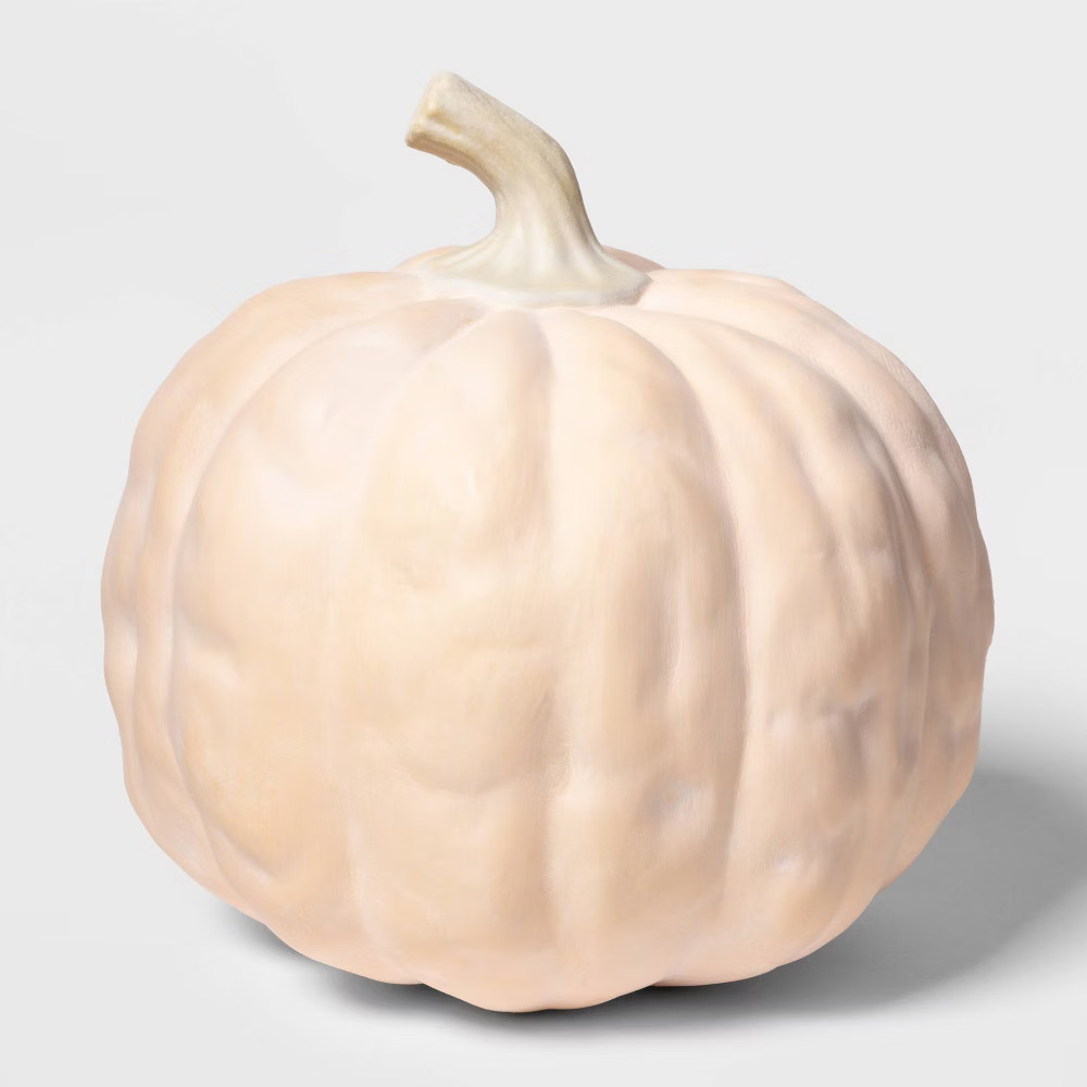 Halloween Falloween Small Sheltered Porch Pumpkin Orange Halloween Decorative Sculpture - Hyde & EEK | Target