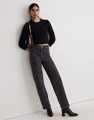 The Perfect Vintage Wide-Leg Jean in Windhaven Wash: Patch-Pocket Edition | Madewell