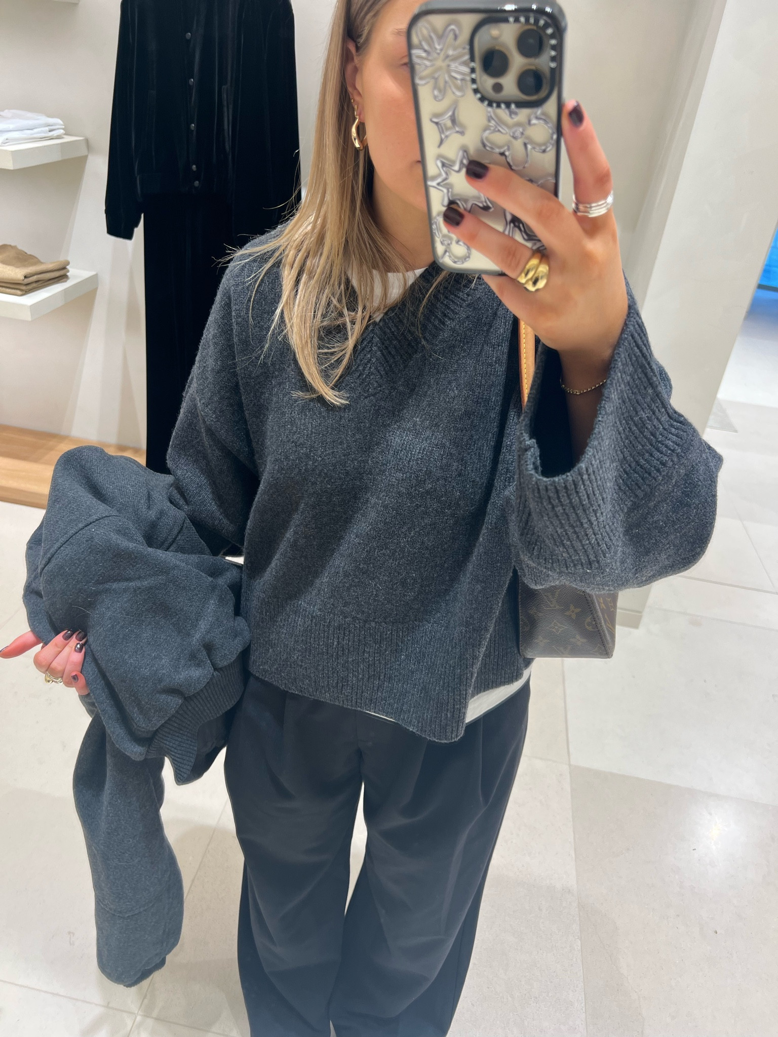 Grey jumper 