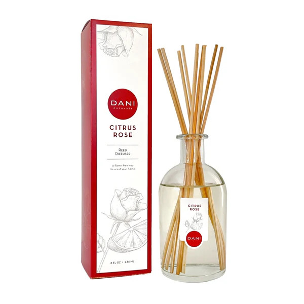 Citrus Rose Reed Diffuser - Large | DANI Naturals