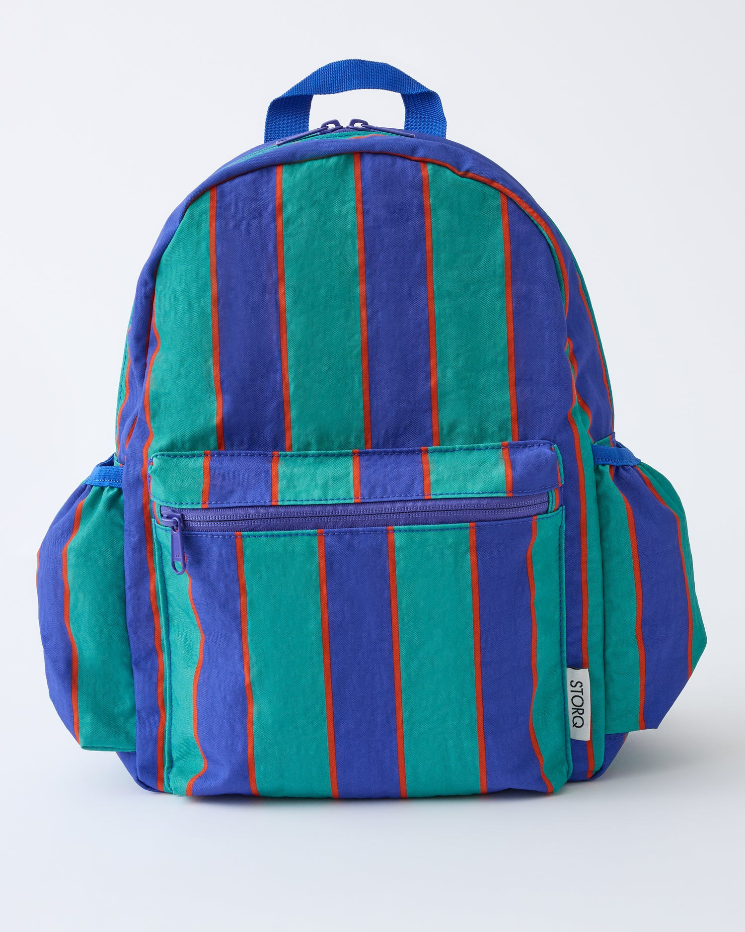 Cool Kid Backpack | Navy & Green Stripe - Storq by Kindred Bravely | Kindred Bravely
