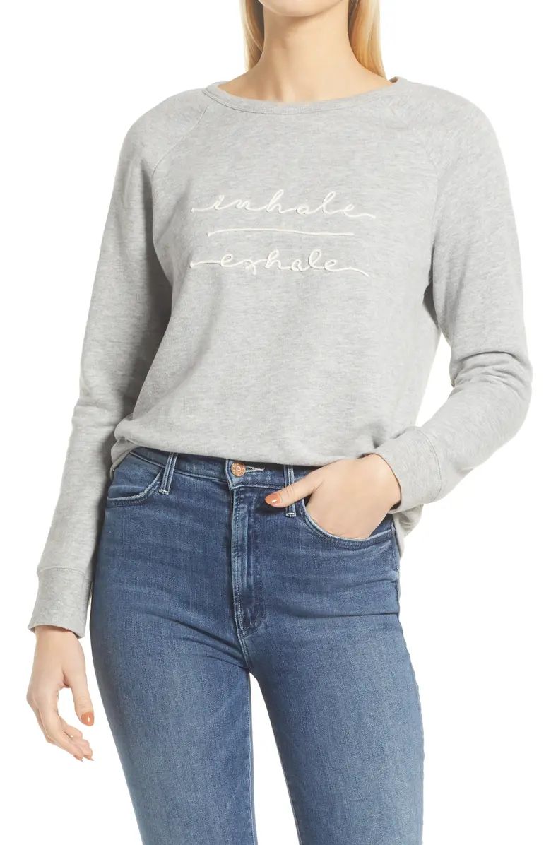 Caslon® Exhale Graphic Sweatshirt | Nordstrom | Nordstrom