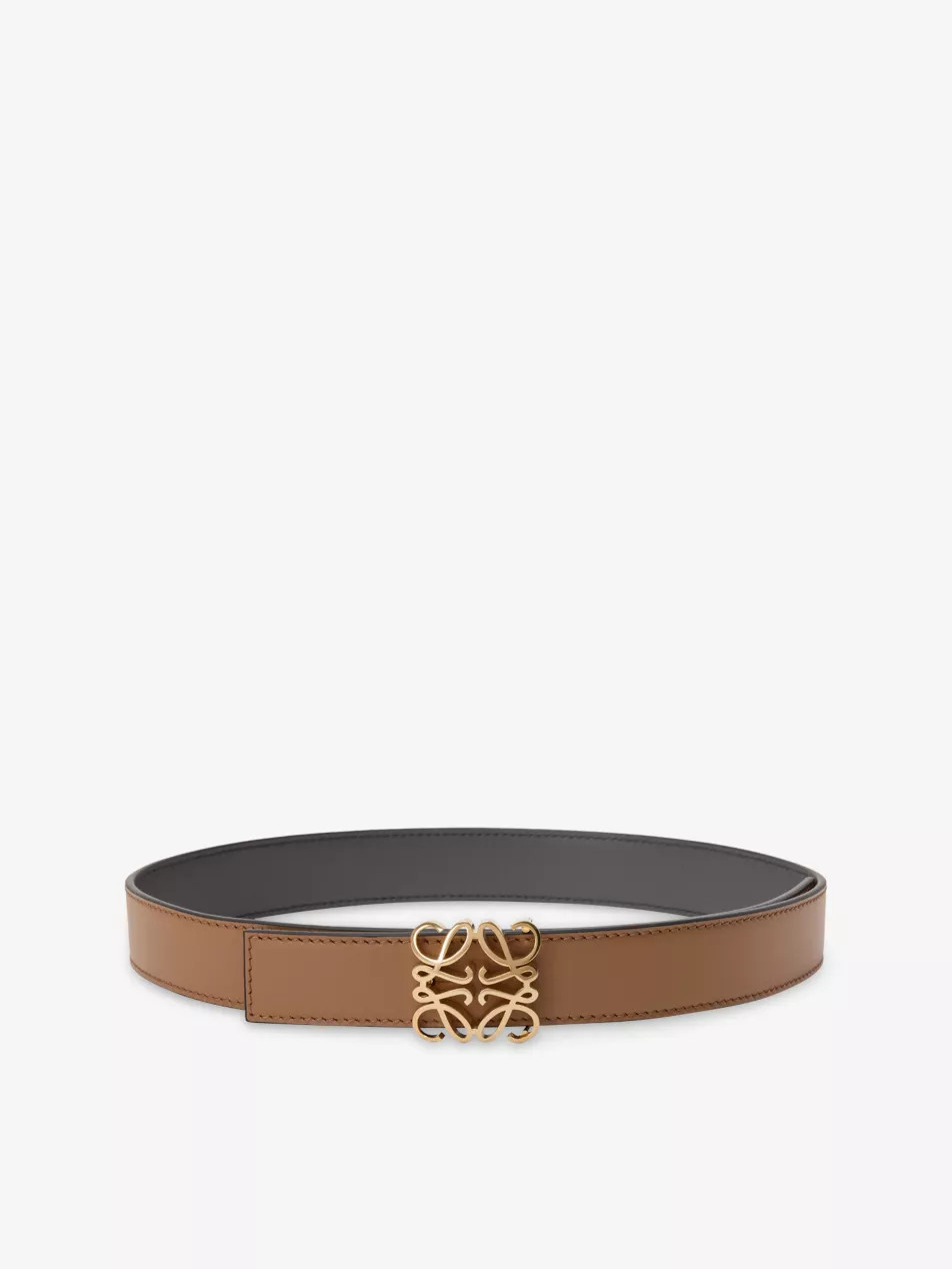 Anagram Bombé Reversible Leather Belt | Selfridges