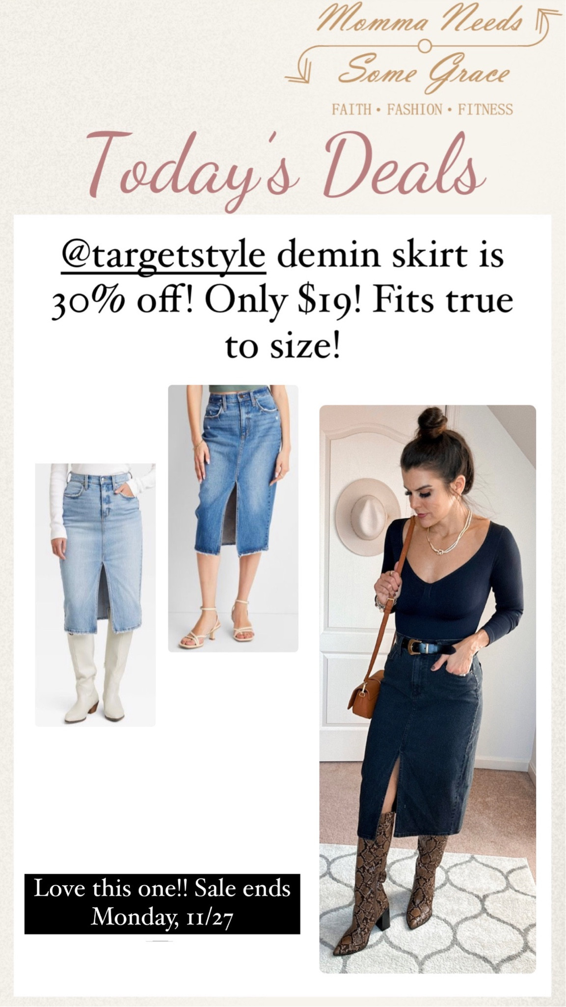 Target skirt on sale! I’m in my true size 2. 

#LTKCyberWeek #LTKfindsunder100 #LTKstyletip