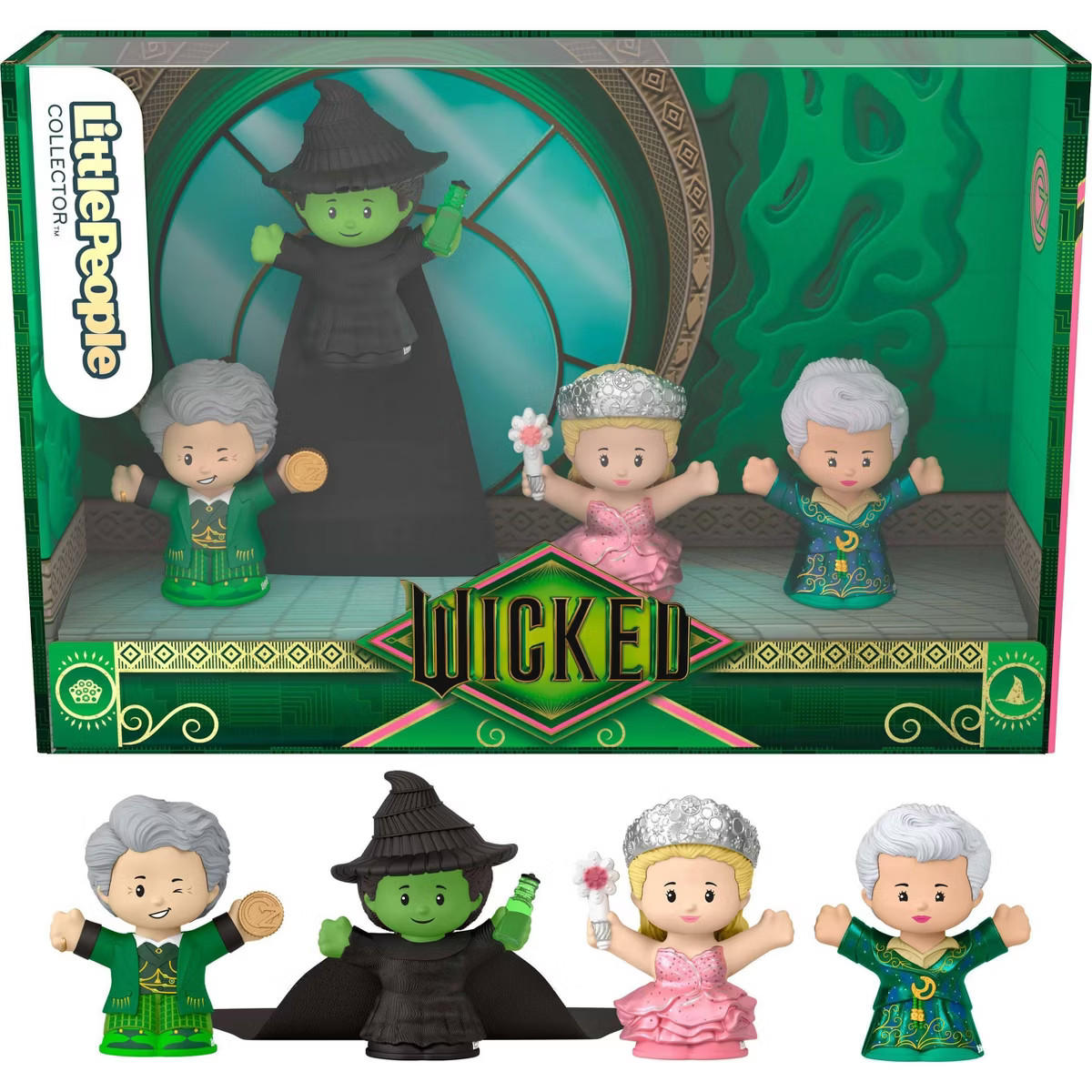 Fisher-Price Little People Collector Wicked the Musical Movie Special Edition Figures - 4pk | Target