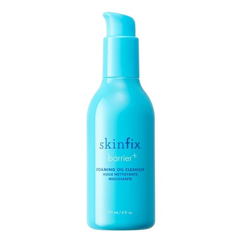 Skinfix Foaming Oil Cleanser - 6 oz - Rich Gel-to-Foam Face Cleanser to Hydrate & Soothe Dry, Sensitive Skin - Fragrance Free, Vegan, Cruelty Free | Amazon (US)