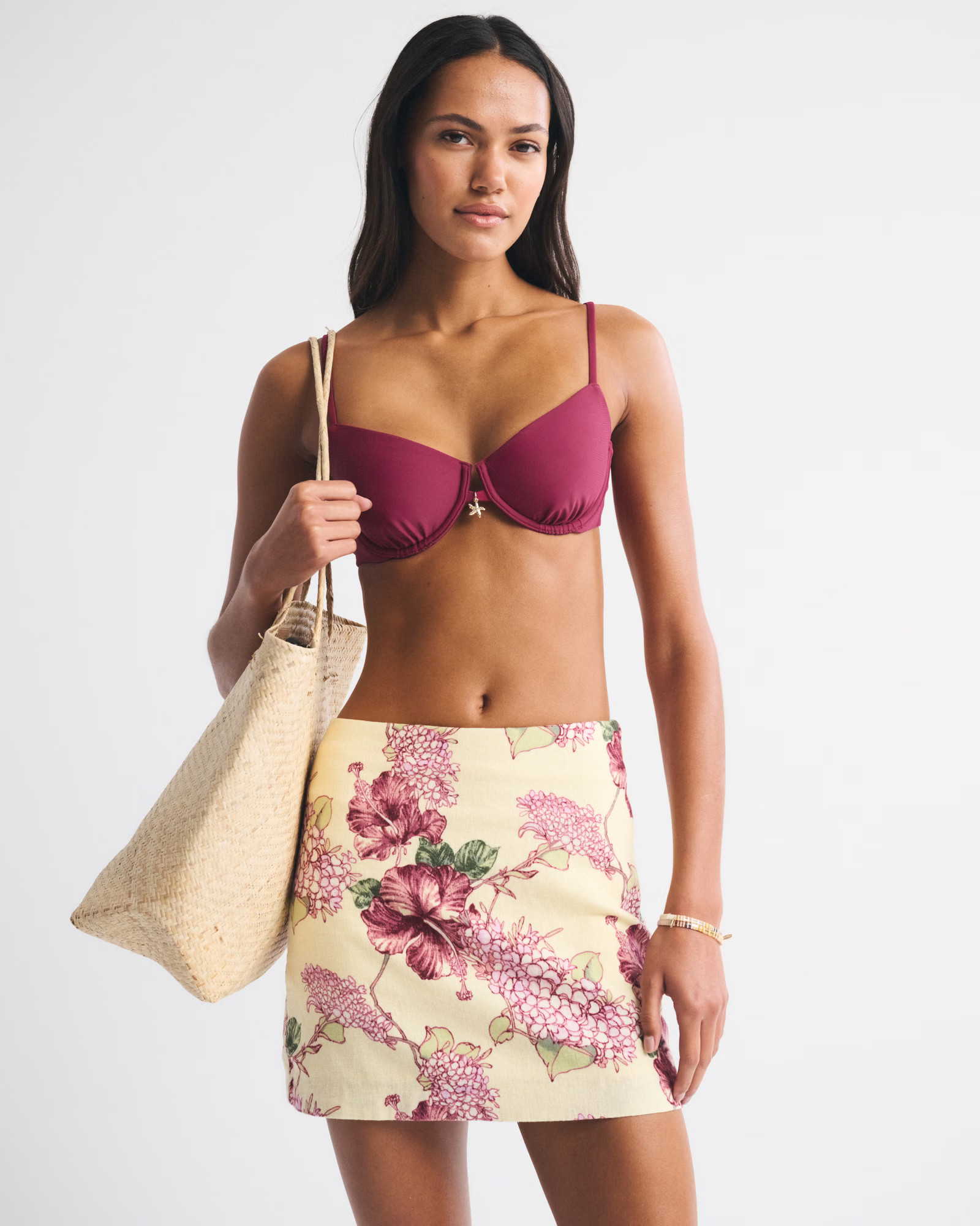 Balconette Charm Underwire Bikini Top | Abercrombie & Fitch (US)