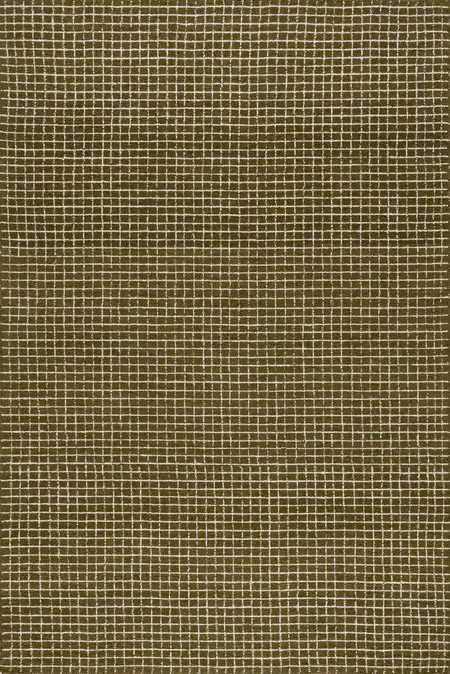 Moss Melrose Checked Area Rug | Rugs USA