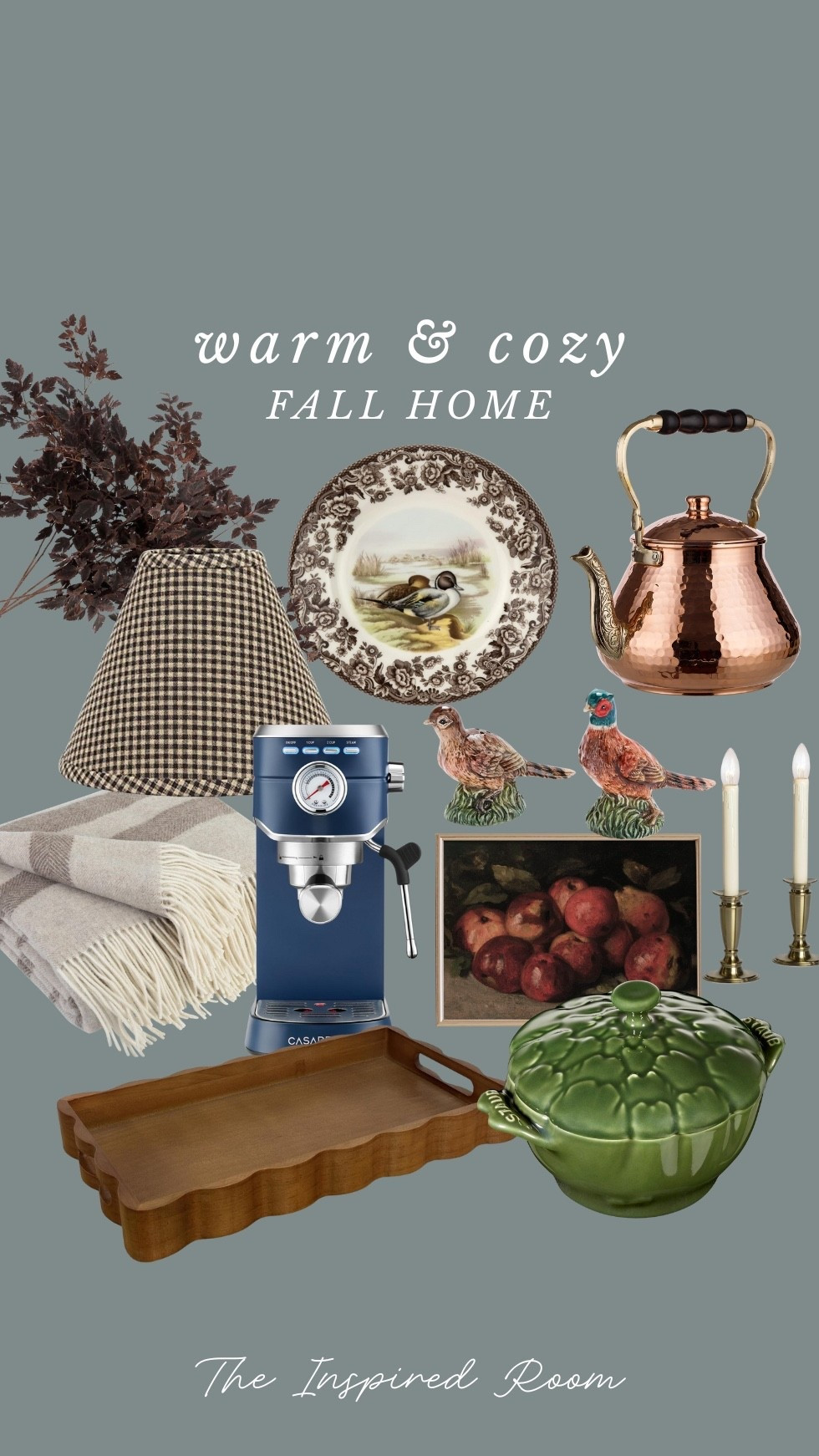 Cozy autumn home - lampshade, window candles, copper kettle, art, wood scalloped tray, faux fall branches, espresso maker, salt and pepper shakers, blanket

neutral home decor, timeless style, cozy living room, classic bedroom, cottage kitchen, spode, everyday home updates, transitional design, cozy coastal, cottage charm, Nancy Meyers inspired, Serena & Lily style, Pottery Barn cottage, Amazon home

#LTKSaleAlert #LTKFindsUnder50 #LTKHome