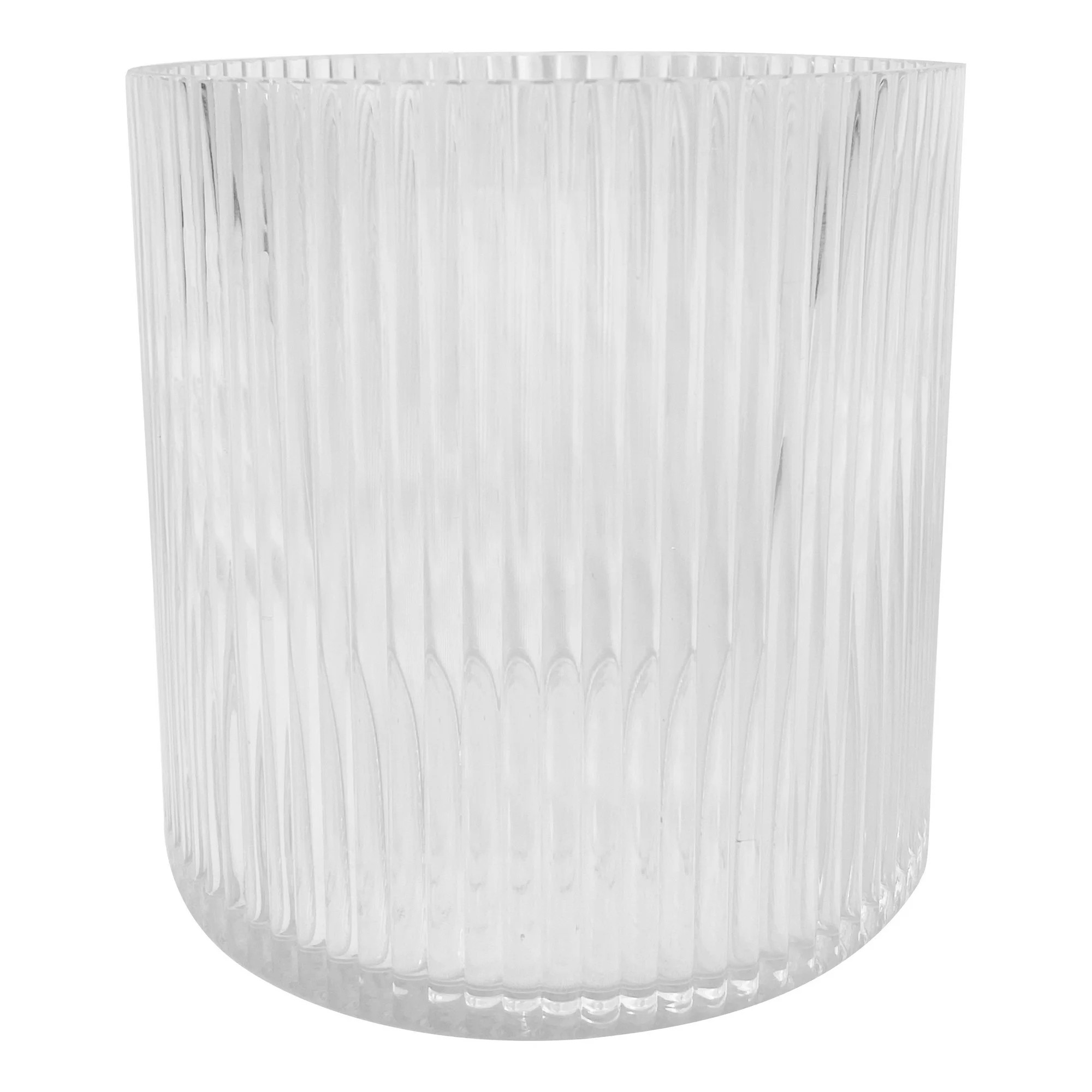 Better Homes and Gardens Glass Pillar Candle Holder Hurricane Medium Clear | Walmart (US)