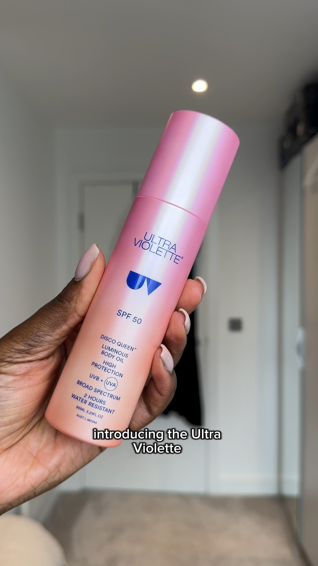 Radiant, protected, and not a greasy finish in sight! The new new @ultravioletteau Disco Queen SPF 50 Luminous Body Oil is your sign to stop skipping body SPF✨ available now exclusively at @spacenk

#UVPartner