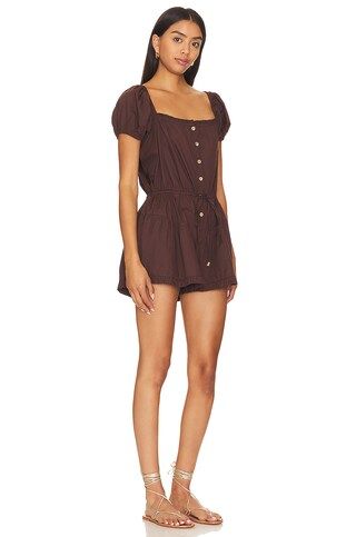 A Sight For Sore Eyes Romper in French Roast | Revolve Clothing (Global)