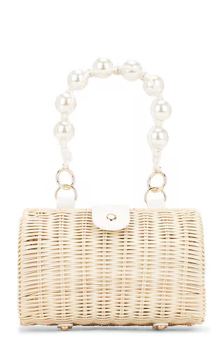 BTB Los Angeles Page Leather Clutch in Natural from Revolve.com | Revolve Clothing (Global)