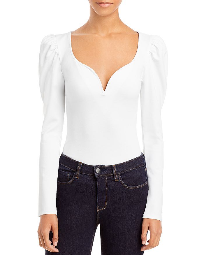 AQUA
            
    
                    
                        Sweetheart Puff Shoulder Body... | Bloomingdale's (US)