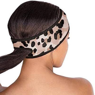 Kitsch Spa Headband, Makeup Headband for Face Washing (Leopard) | Amazon (US)