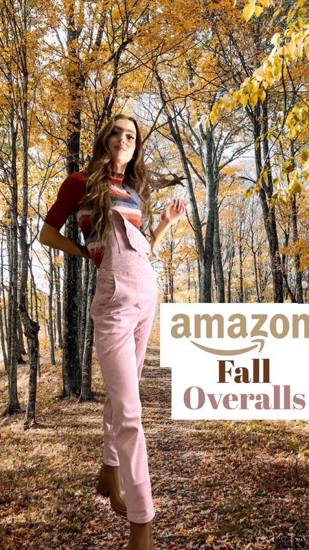 Fall overalls 
Pink overalls 
Amazon fashion 
Free people fashion 


#LTKSeasonal #LTKunder50 #LTKsalealert