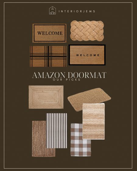 Indoor outdoor doormats from Amazon, layering, doormats, striped doormat, open doormat coir doormat entryway, porch 

#LTKhome #LTKstyletip #LTKsalealert