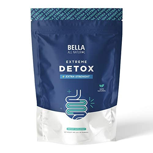 Bella All Natural Extreme Detox Tea - Body Cleanse, Colon Cleanser & Detox, Natural Herbs, 3.17 O... | Amazon (US)