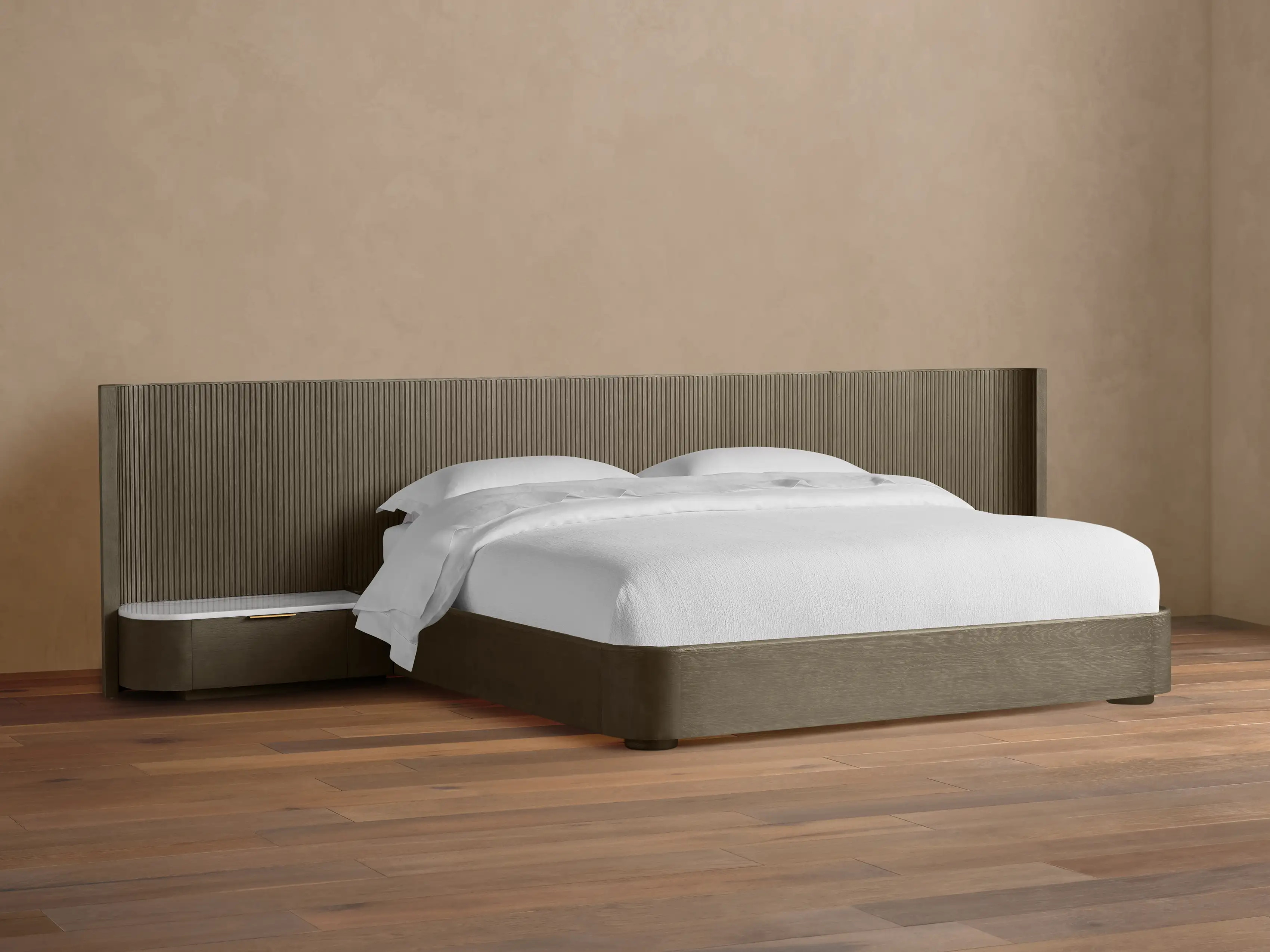 Finnley Extended Headboard Bed | Arhaus