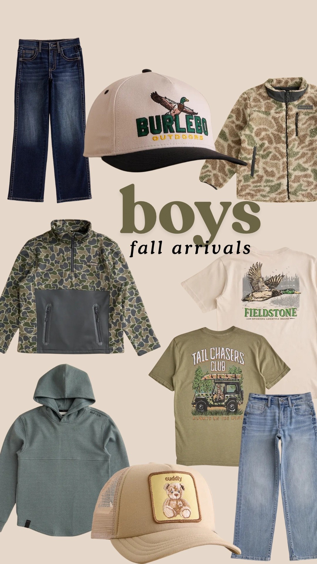 Boys fall arrivals @ buckle!!
Boys toddlers fall fashion


#LTKKids
