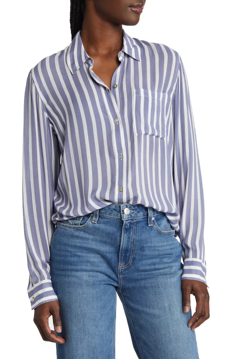 Josephine Stripe Button-Up Blouse | Nordstrom