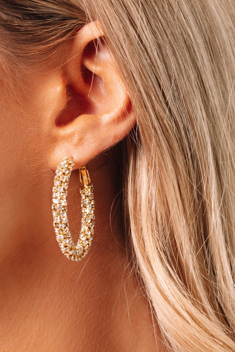 Burst Your Bubbly Hoops - Gold | The Impeccable Pig