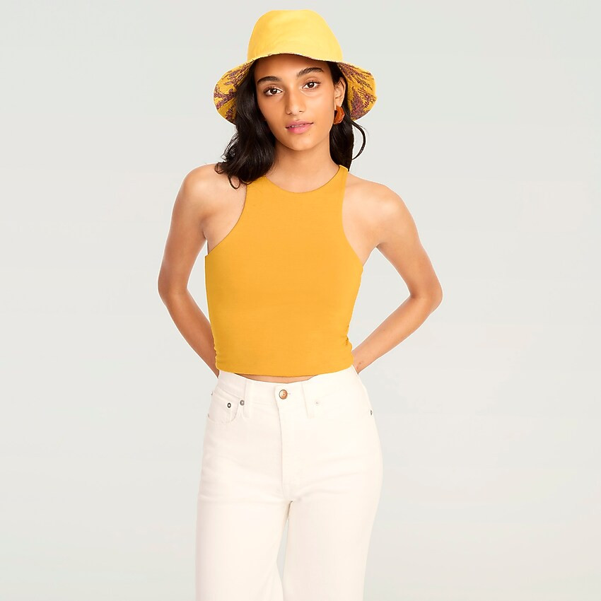 FormKnit high-neck cutaway tank | J. Crew US