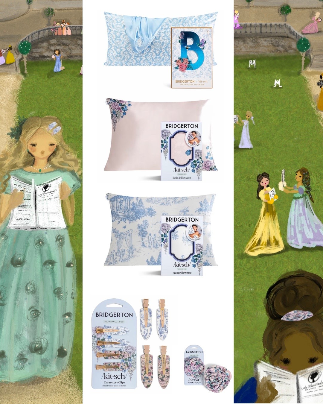 Kitsch × Bridgerton Hair Clips, Satin Pillowcases, scrunchies, and more! Sale!

#LTKselfcare #LTKmomlife #LTKSaleAlert