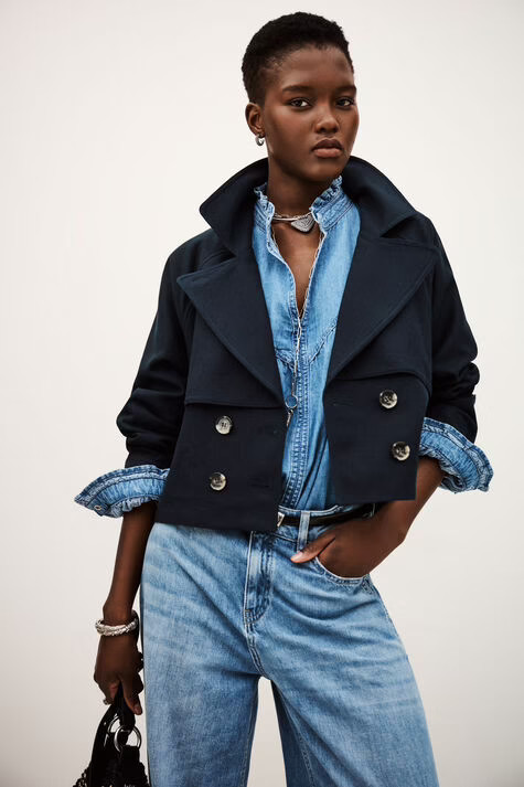 LONNIE short trench coat    $465 | Ba&sh America Corp