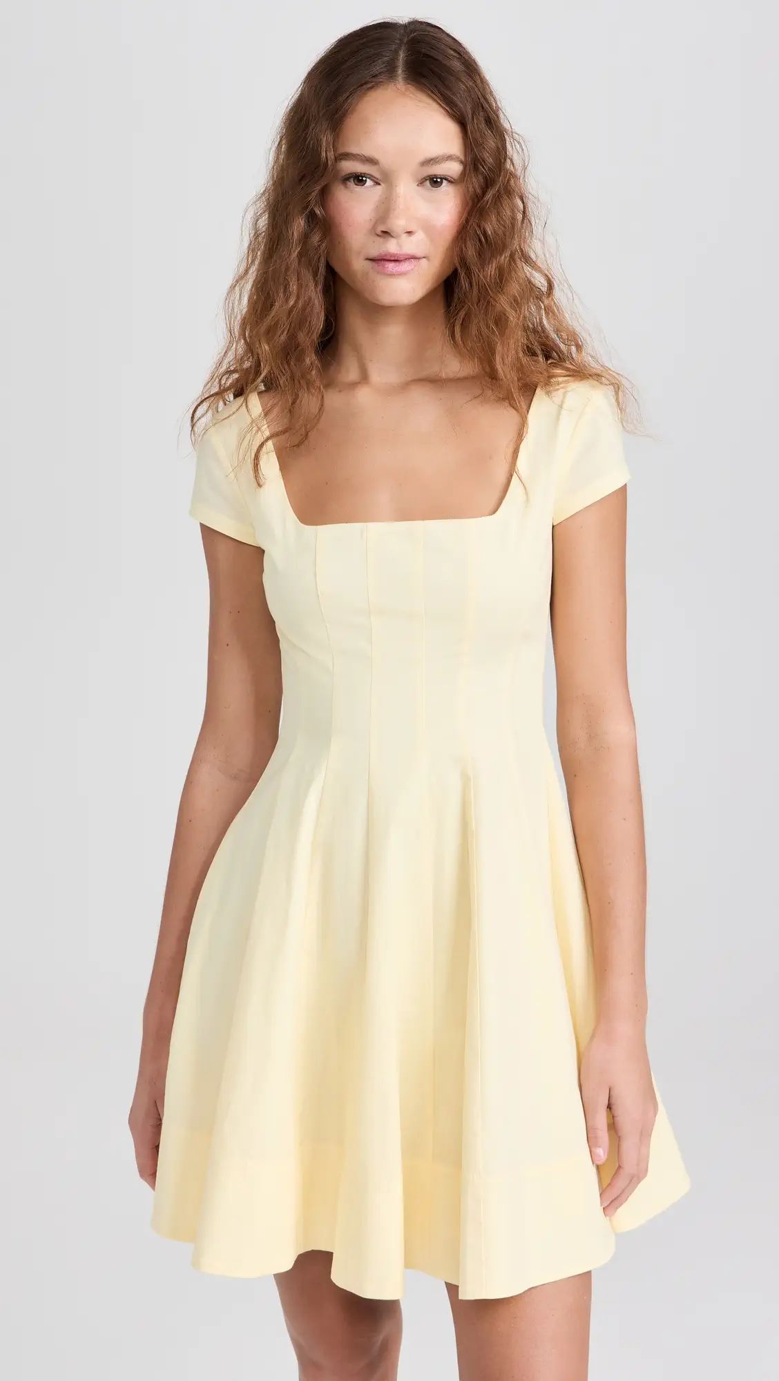 STAUD Short Sleeve Mini Wells Dress | Shopbop | Shopbop