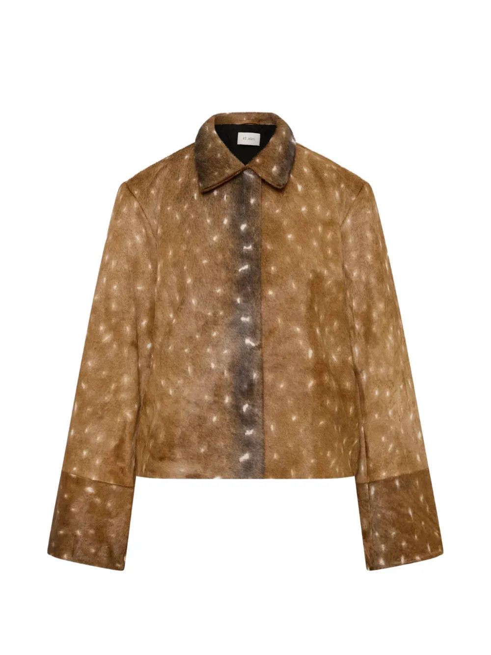 St. AgniFawn-print jacket | Farfetch Global