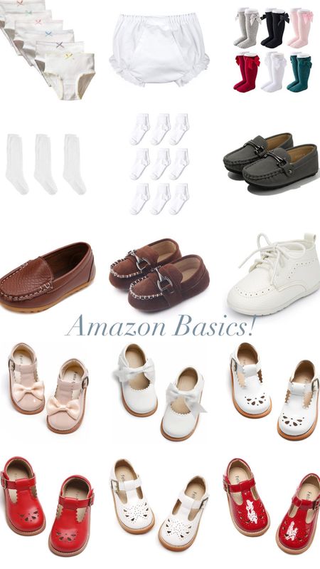 Amazon Baby & Kids basics we love! #kidsshoes #girlsshoes #amazonshoes #boysshoes #babyshoes #kneesocks #girlsunderwear #amazonkids #amazonbaby 

#LTKkids #LTKHoliday #LTKbaby