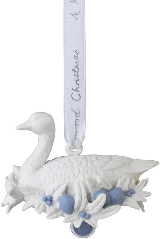 Wedgwood 2021 Annual Christmas Six Geese A Laying Ornament | Amazon (US)