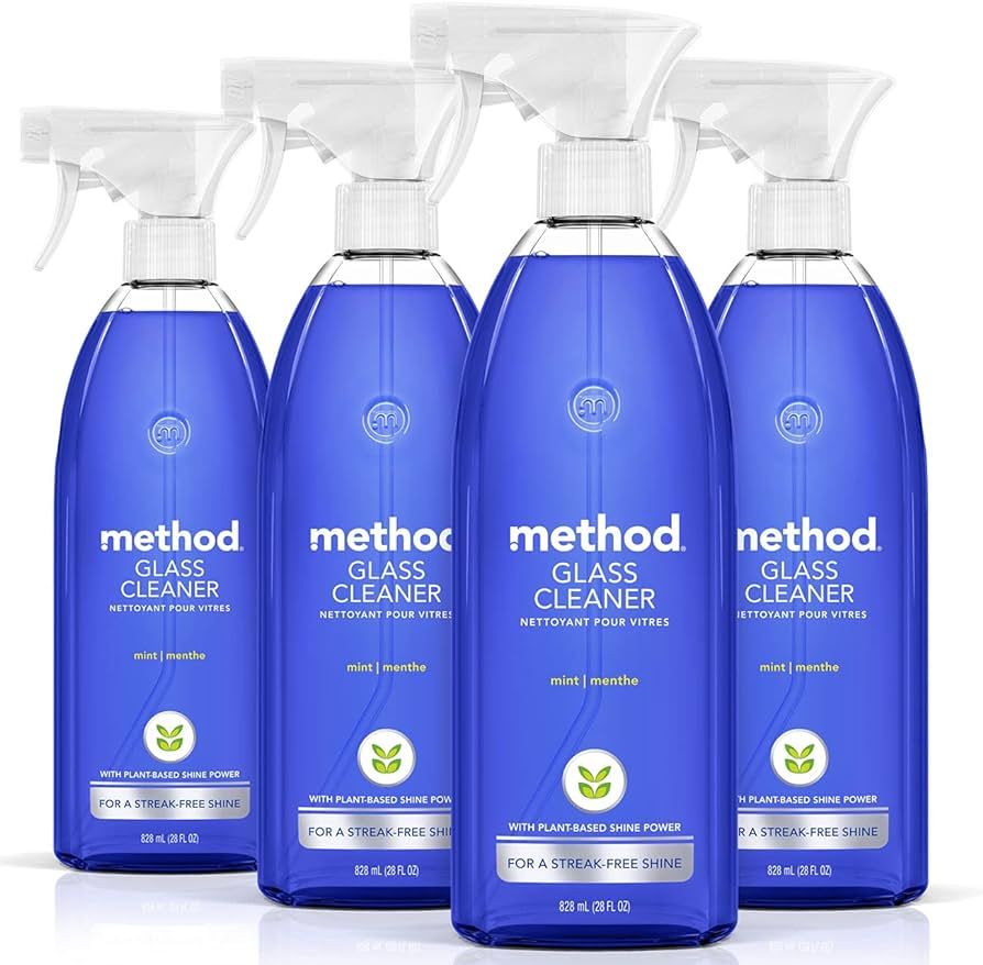 Method Glass Cleaner Spray, Ammonia Free & Plant-Based Solution, Mirror & Window Cleaner - Great ... | Amazon (CA)