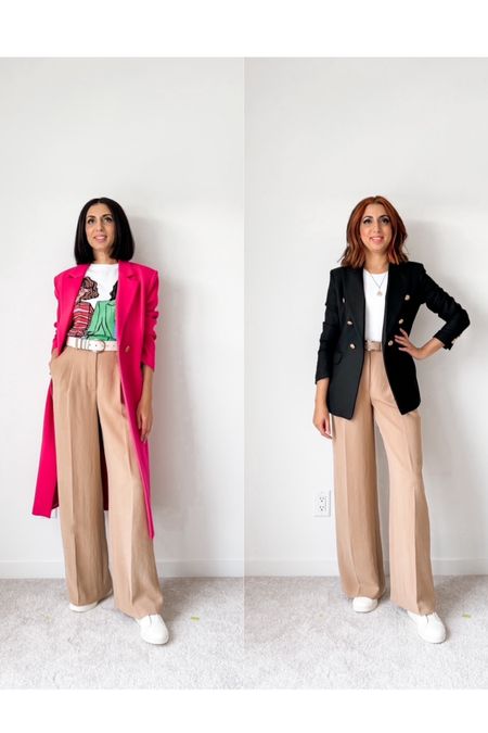 Styling Wide Leg trousers
Classic vs Trendy 

#LTKworkwear #LTKstyletip 

#LTKSeasonal