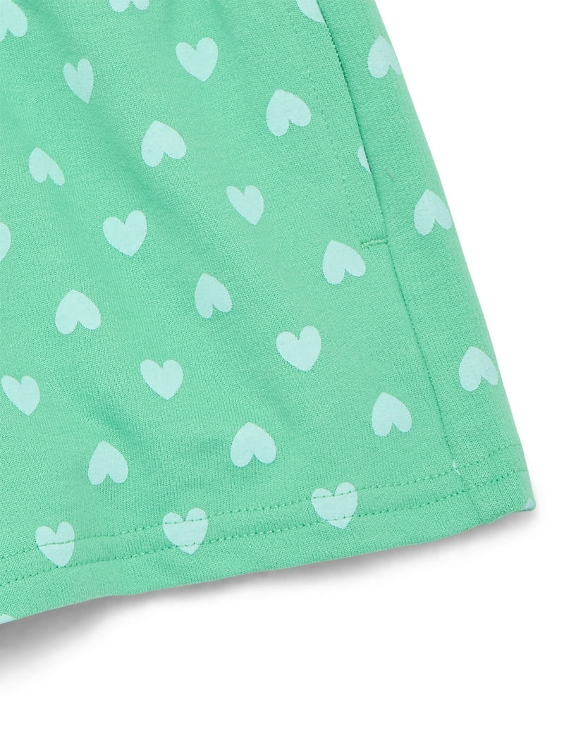 Wonder Nation Toddler Girls Pull On Knit Shorts, Sizes 18M-5T | Walmart (US)