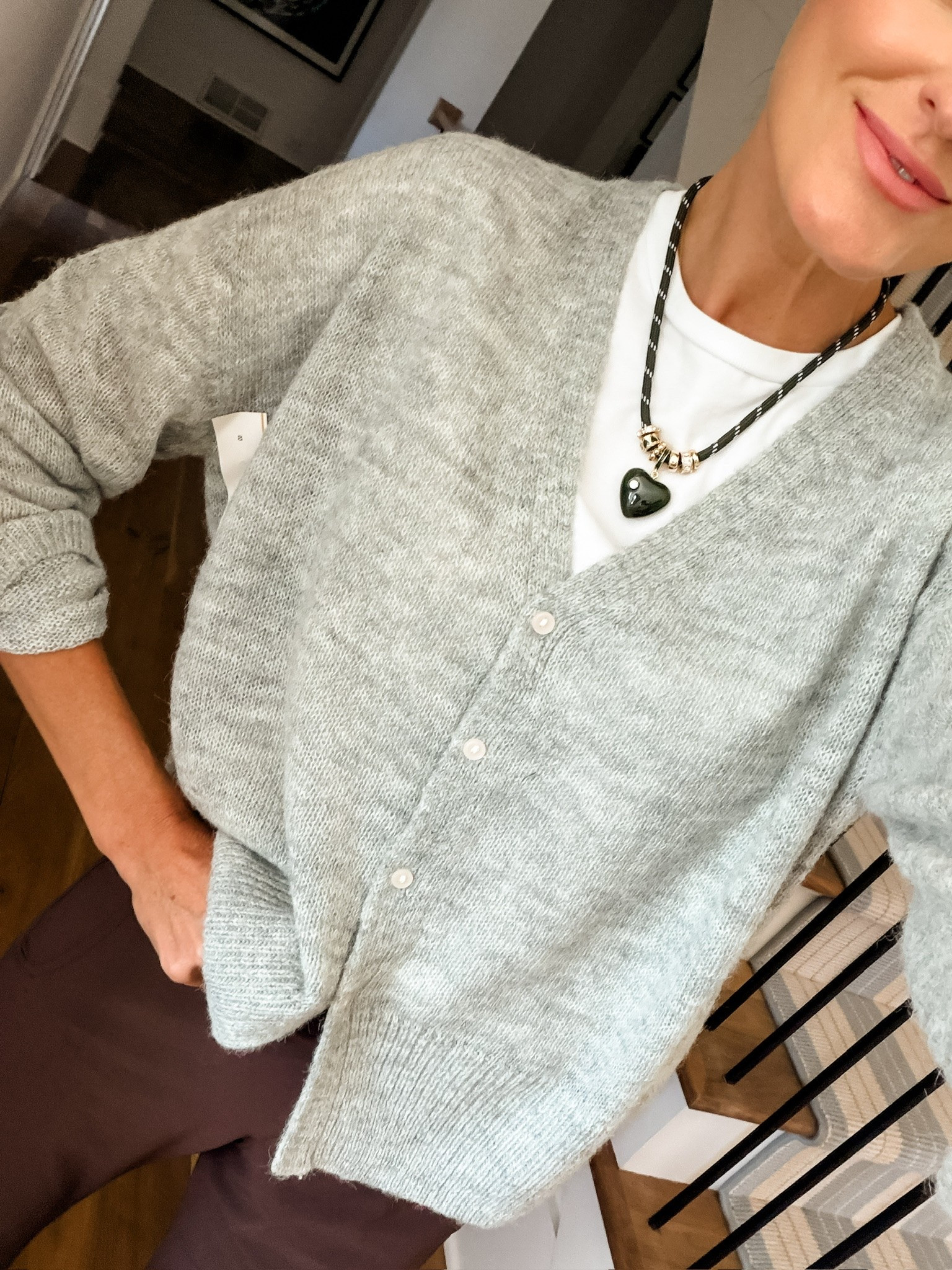 I absolutely love this grey cardigan! It’s so elevated & a great staple! Wearing S!

Loverly Grey, Target, cardigan, fall staples