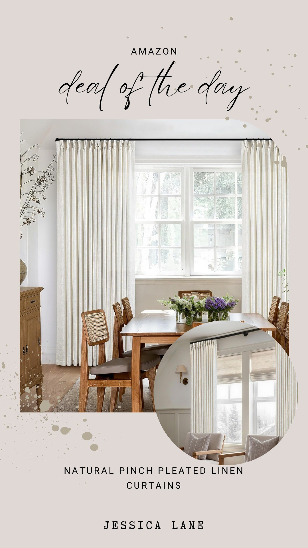 Pinch pleated linen curtains for that custom look without the custom price#AmazonDeals #LinenCurtains #WindowTreatments #HomeRefresh

#LTKSaleAlert #LTKHome