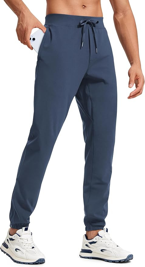 CRZ YOGA 4-Way Stretch Athletic Joggers for Men 30"/32" - Track Golf Gym Workout Hiking Pants wit... | Amazon (US)