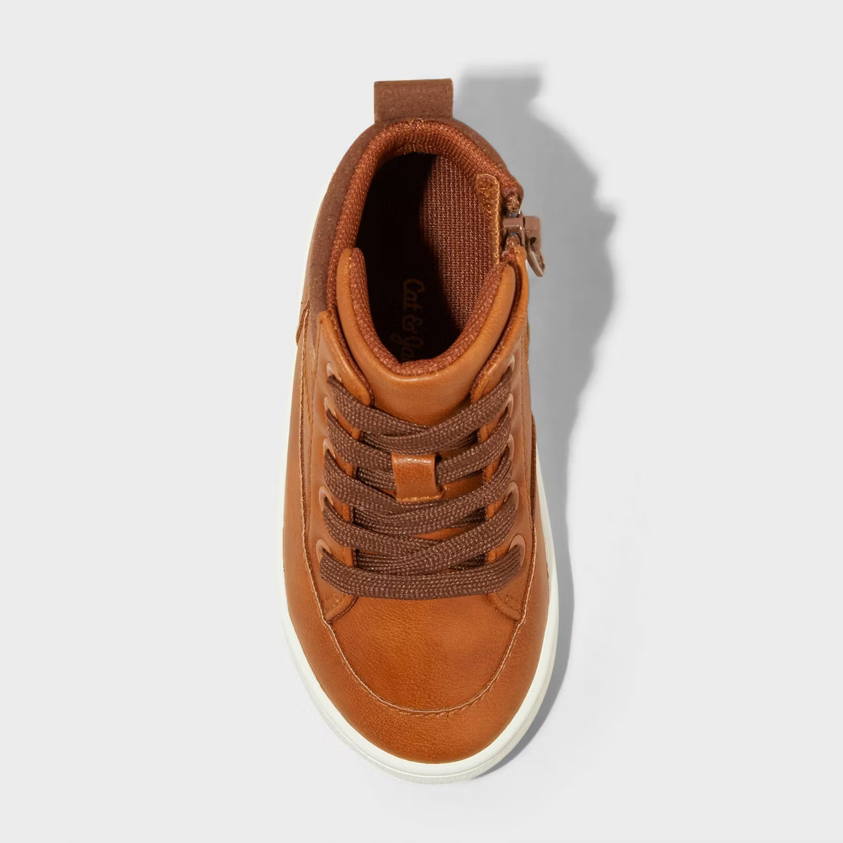 Toddler Fenix High-Top Sneakers Boots - Cat & Jack™ Cognac 5T | Target