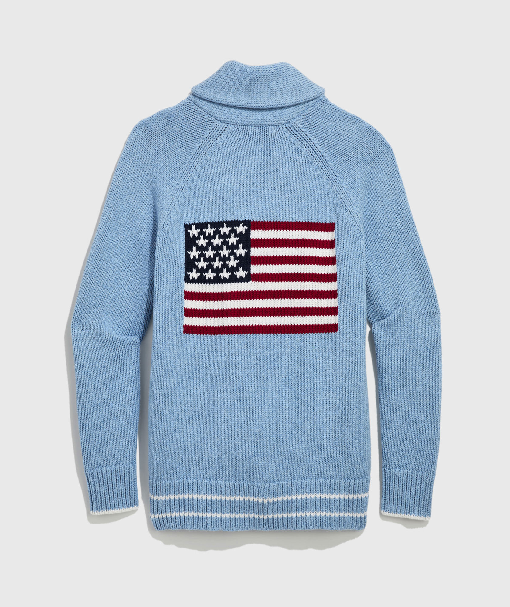 Shop Flag Intarsia Shawl Cardigan at vineyard vines | vineyard vines