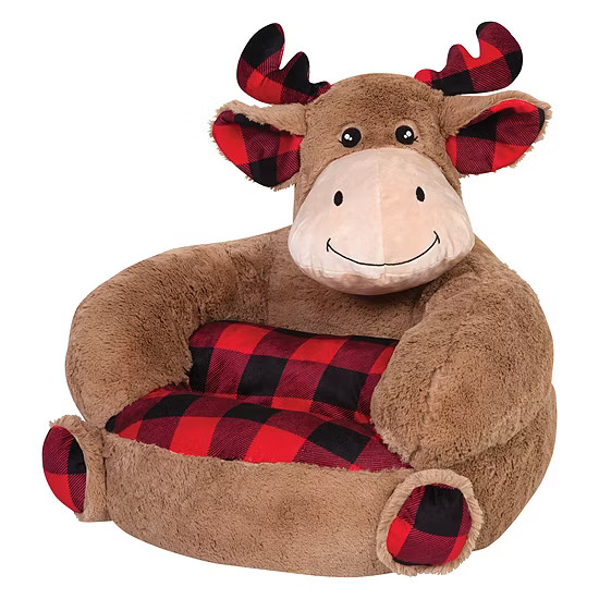 Trend Lab Children'S Plush Buffalo Check Moose Character Chair Kids Chair | JCPenney