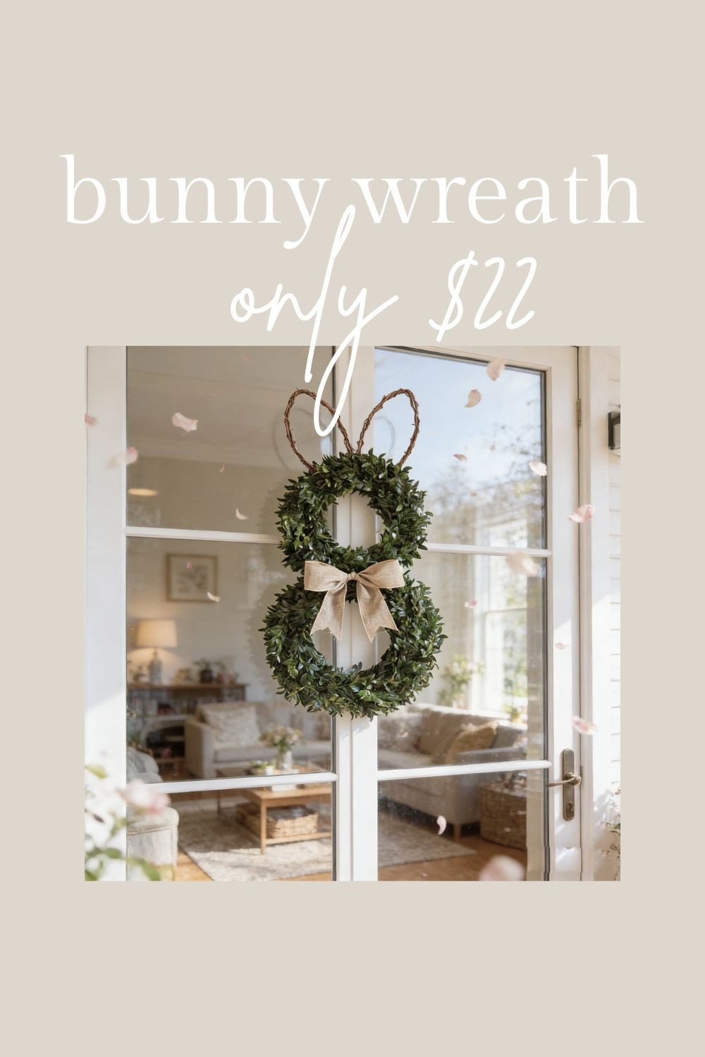 This bunny wreath is so cute for Easter and it’s only $22! Spring front porch. Spring wreath. 

#LTKSeasonal #LTKHome