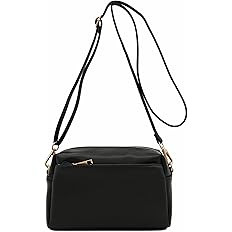 Triple Zip Small Crossbody Bag | Amazon (US)