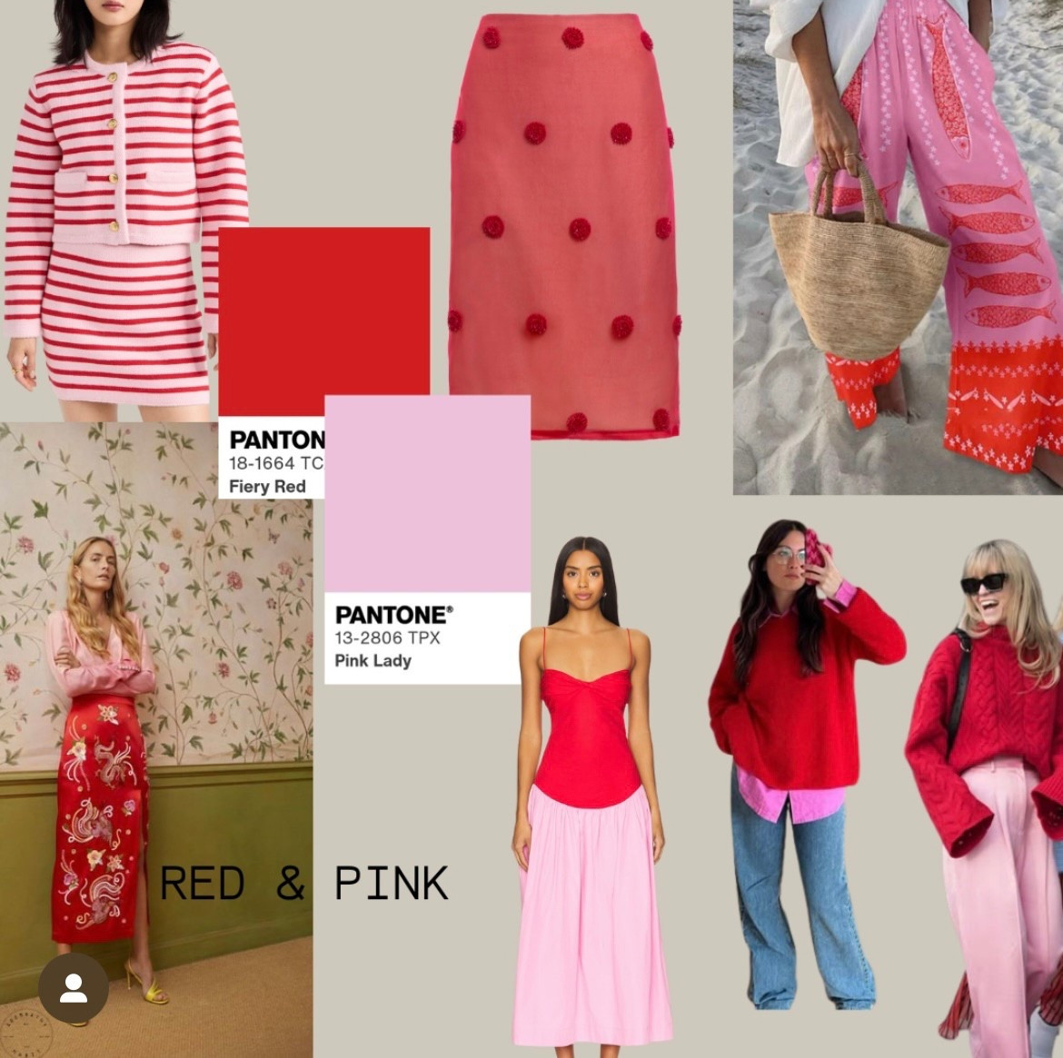 Color combinations: Red & Pink
#ltk